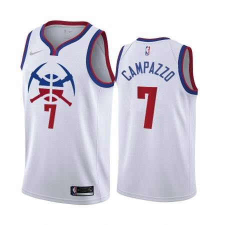 NBA Mænd Trøje Denver Nuggets Facundo Campazzo 7 2020-21 Earned Edition Swingman